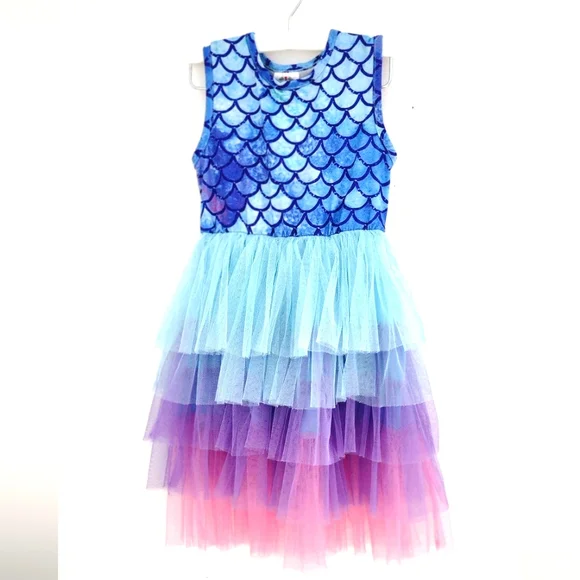 mermaid theme birthday dress Buy Dream Mermaid Dress for Little Girls Online main image 1